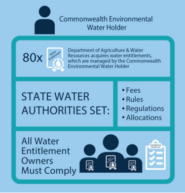 Infographic of relationships between departments